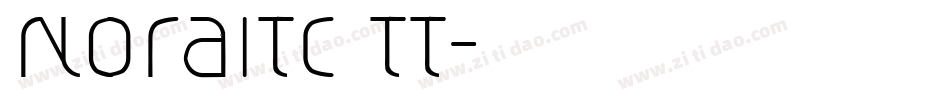 NoraITC TT字体转换